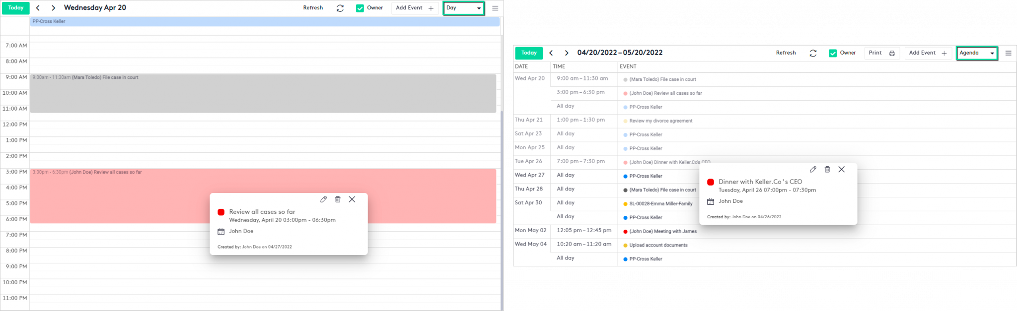 Schedules module Overview - Maatdesk Support